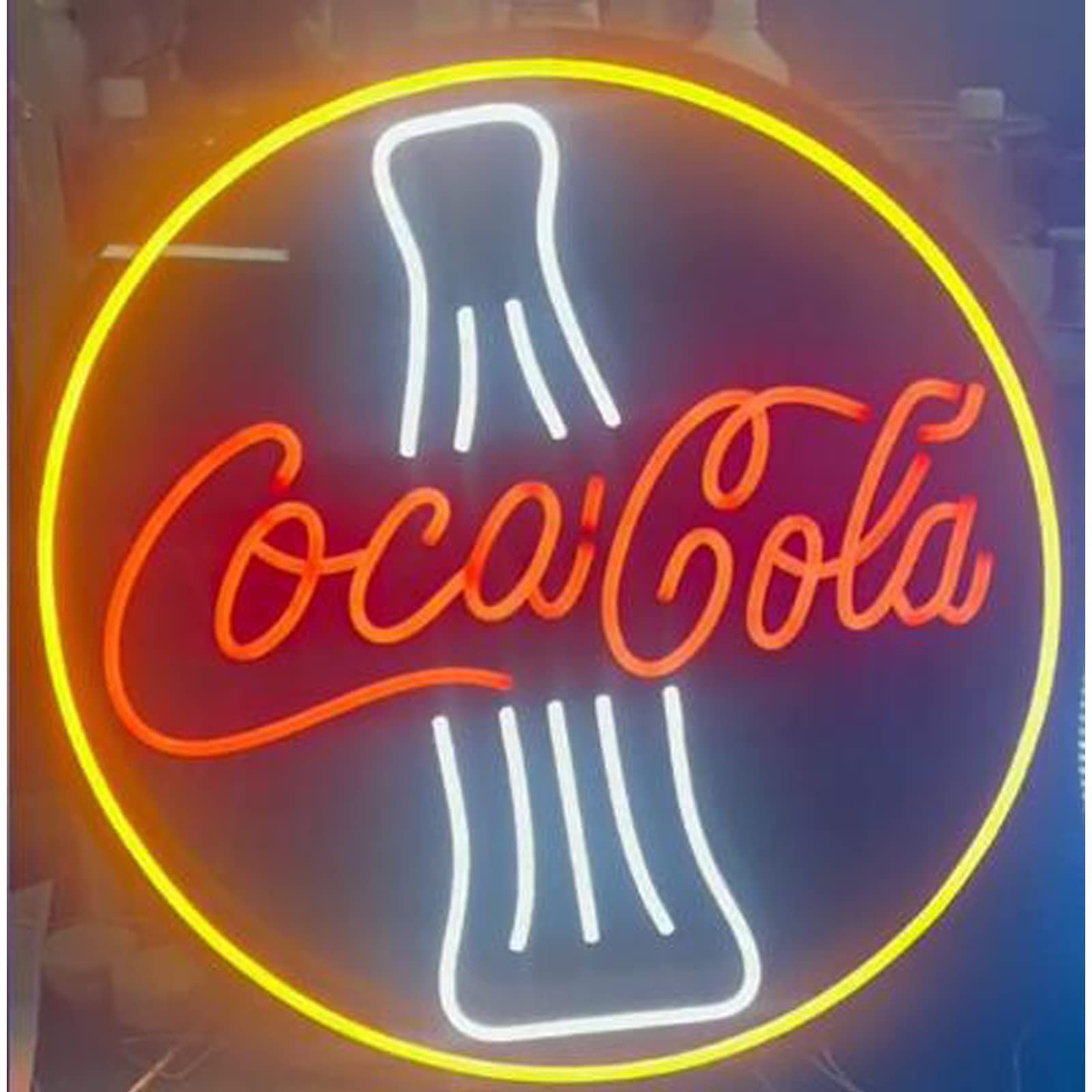 LEDネオンサイン(コカ・コーラCoca-Cola)Soju アメリカン雑貨(open 営業中看板 開店 on air お酒 レストランの看板)ネオン 看板ネオン管(韓国 インテリア ハングル居酒屋) 広告用看板 室内装飾 プレゼント - メルカリ