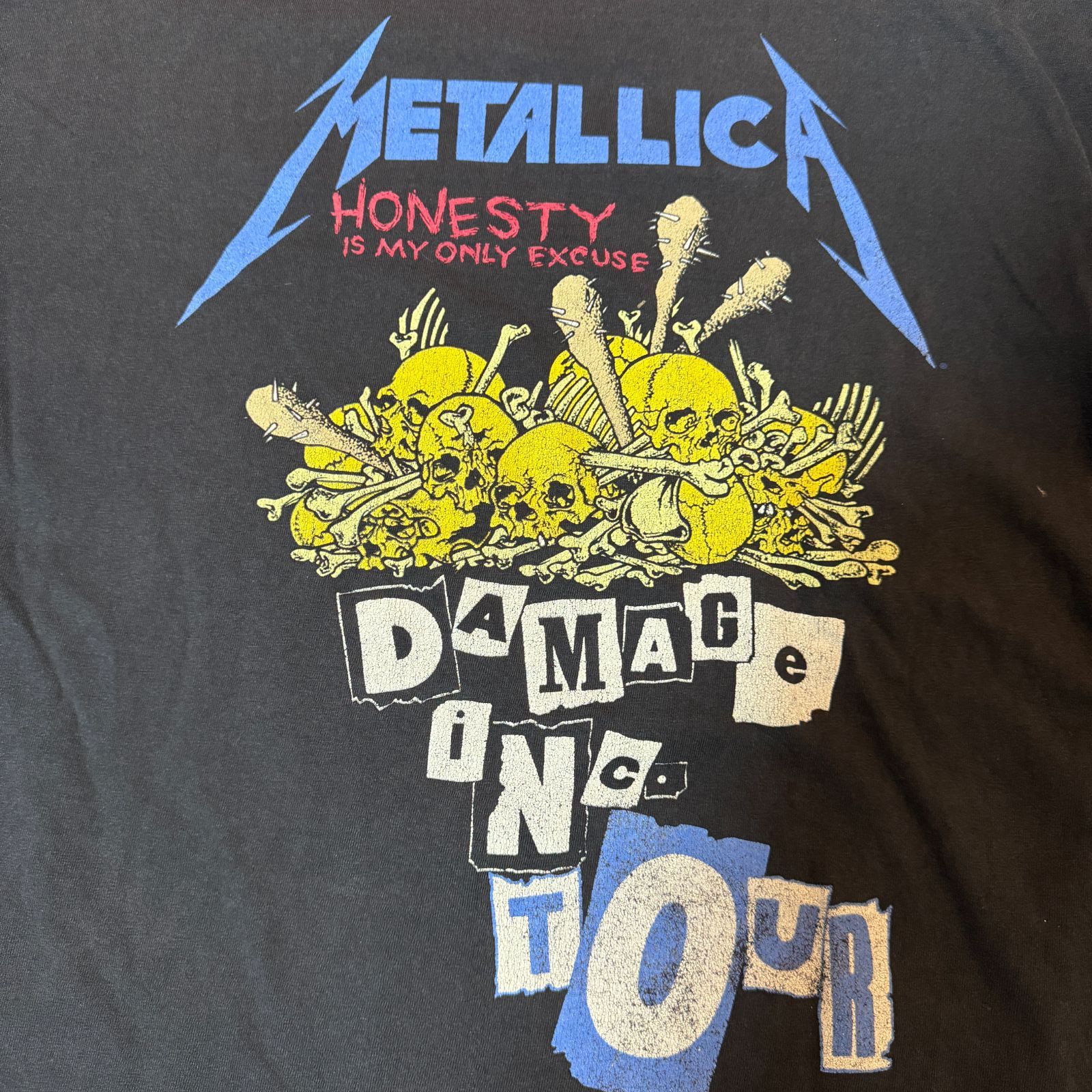 00s Metallica DAMAGE INC TOUR バンドTシャツ XLサイズ