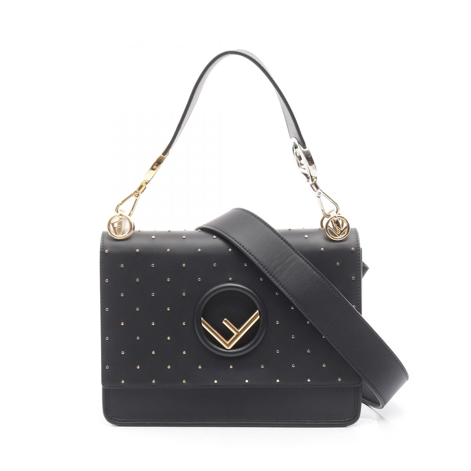 フェンディ FENDI ハンドバッグ キャナイ エフ 8BT284 ブラック