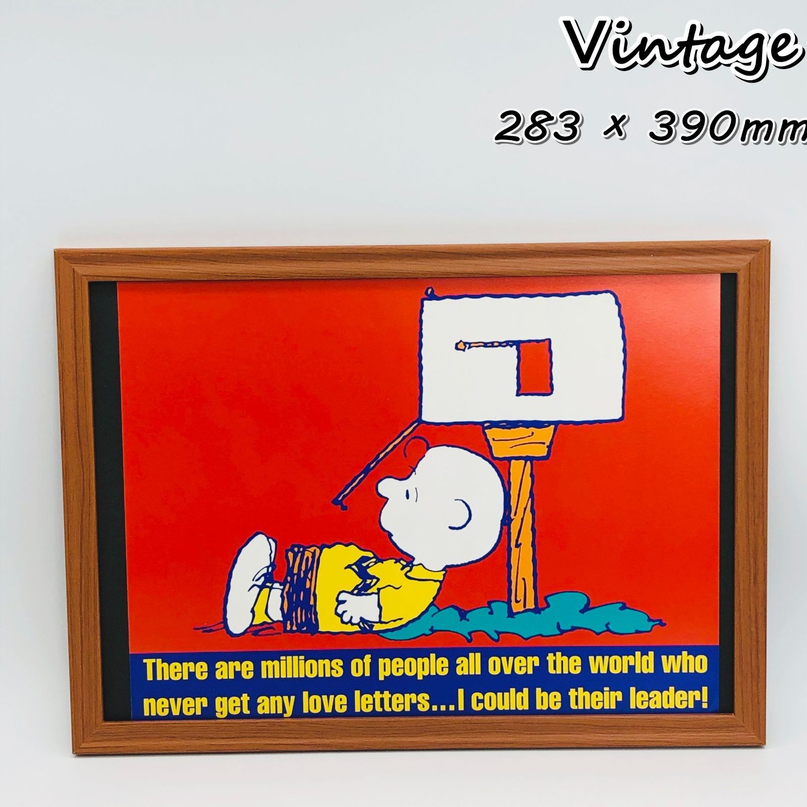 ビンテージ カレンダー BOOK ポスター ピーナッツ『 チャーリー