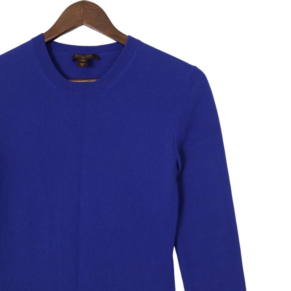 ルイヴィトン ニット ワンピース XS ブルー LOUIS VUITTON