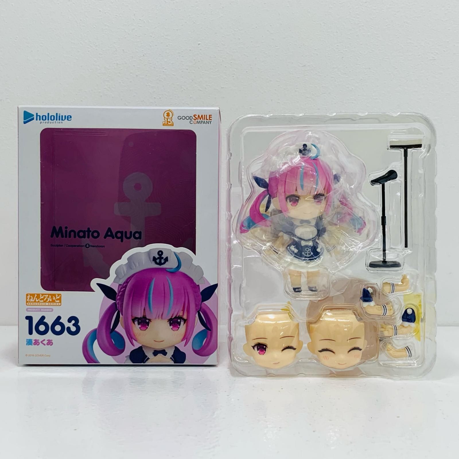 中古 フィギュア ホロライブ 湊あくあ ねんどろいど 2021年製 【718 