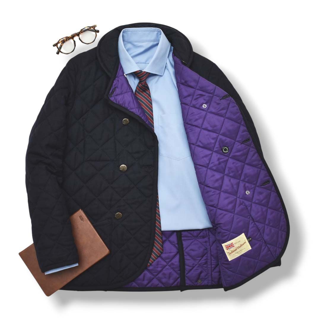 メタルボタン 裏地配色