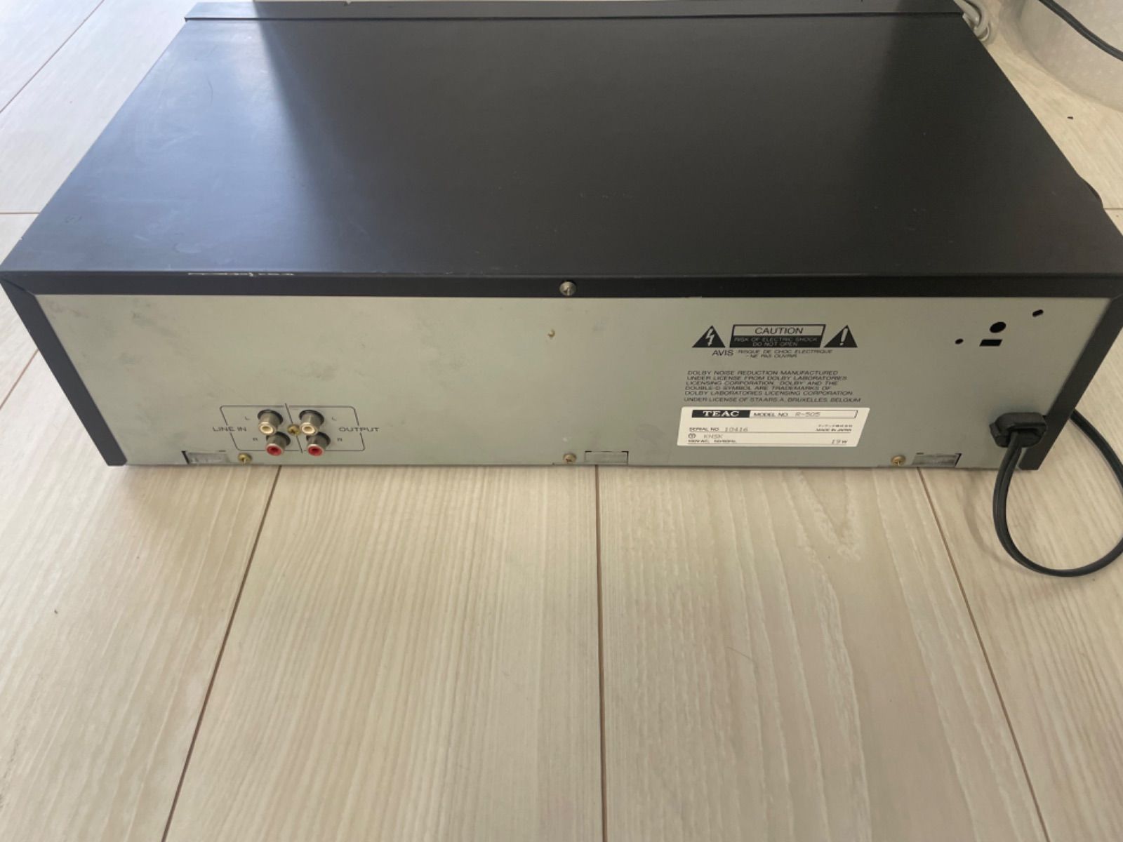 R-505 TEAC カセットデッキ - メルカリ