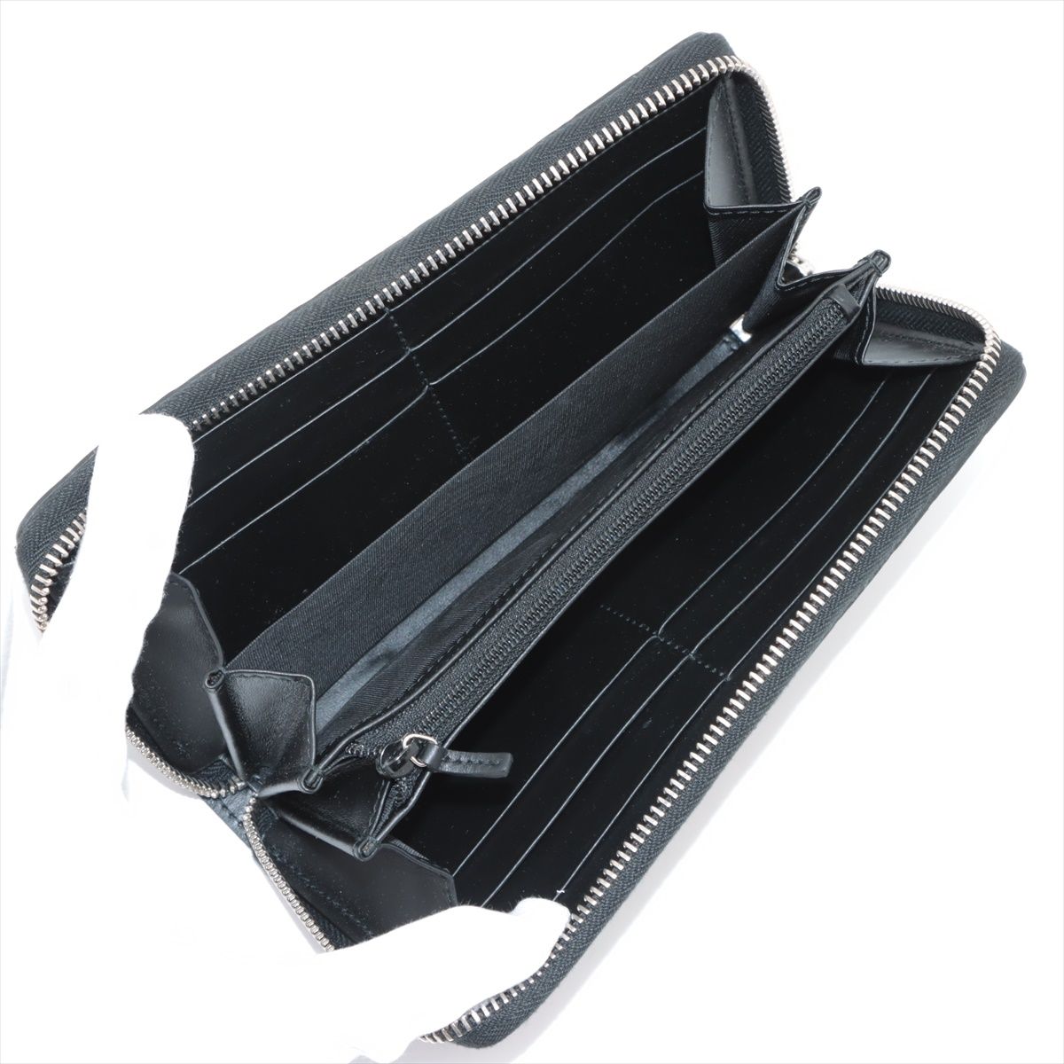 極美品 グッチ グッチシマ ニューウェブ 408831 レザー 長財布 二  