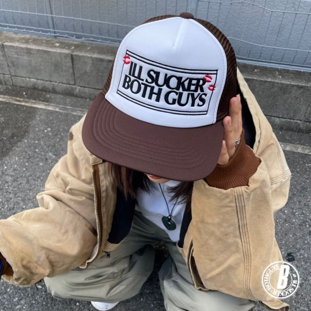 ILL SUCKER BOTH GUYS 】mesh cap 