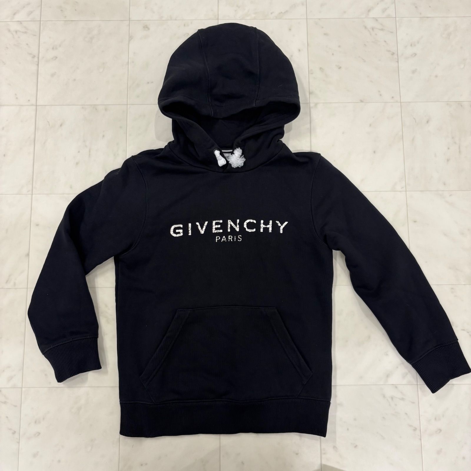 i)GIVENCHY ジバンシー パーカー キッズ kids ブラック サイズ6 - メルカリ