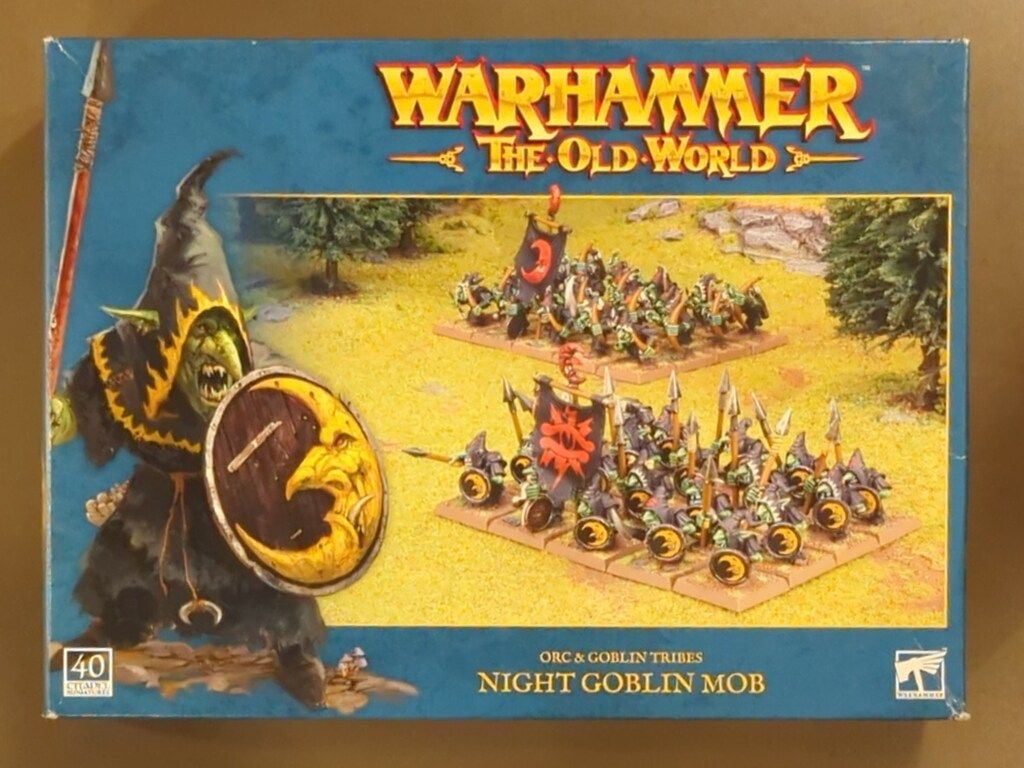 GAMES WORKSHOP WARHAMMER THE OLDWORLD ORC - GOBLIN Night Goblin Mob