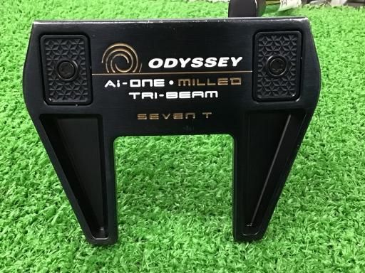中古】 オデッセイ Ai-ONE・MILLED TRI-BEAM SEVEN T 34インチ パター