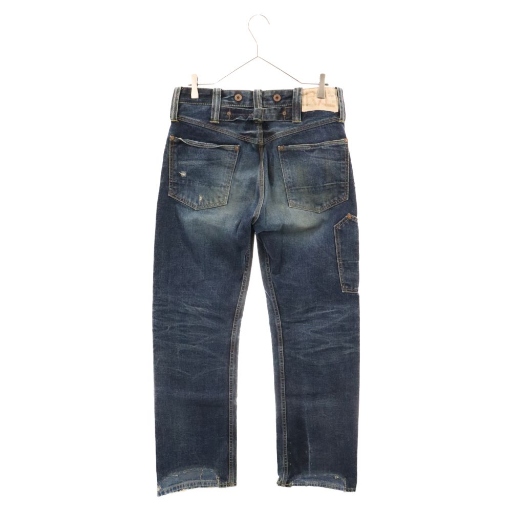 RRL (ダブルアールエル) BALTIMORE DENIM PANTS JAPAN WOVEN シンチバック付き ヴィンテージ加工  ボルチモアデニムパンツ ジャパンウーブン インディゴ - メルカリ