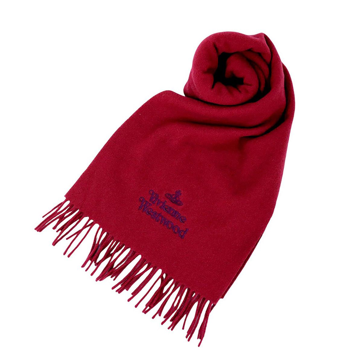 ヴィヴィアンウエストウッド VIVIENNE WESTWOOD マフラー ストール 24-W00Q7-I401 レディース メンズ ボルドー ウール