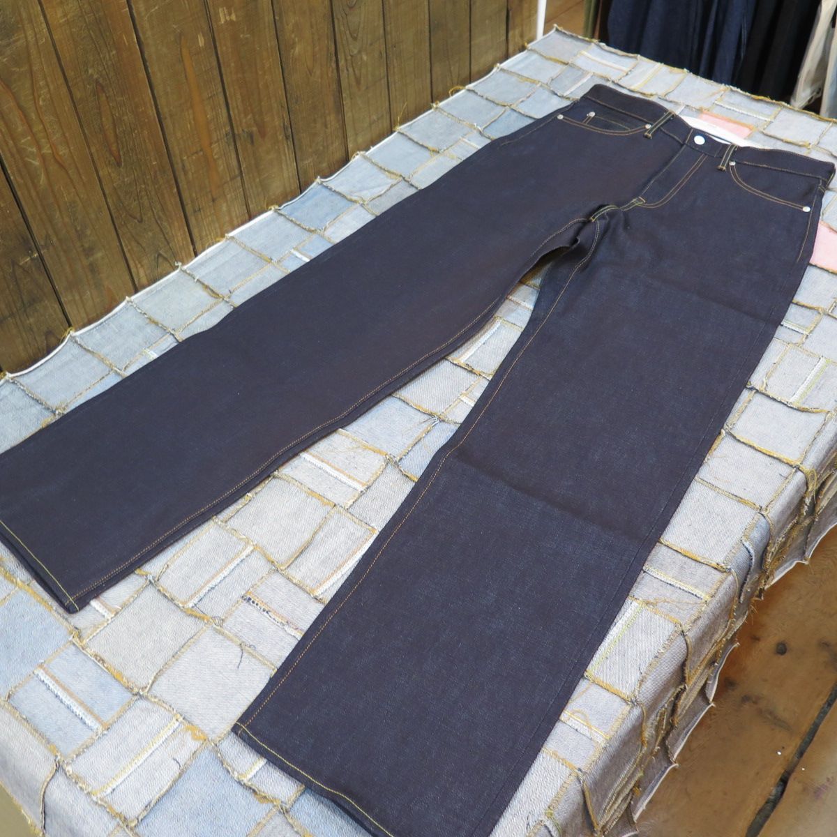 MOMOTARO JEANS】 14.7オンス スタンダード ワイド ジッパーフライ 