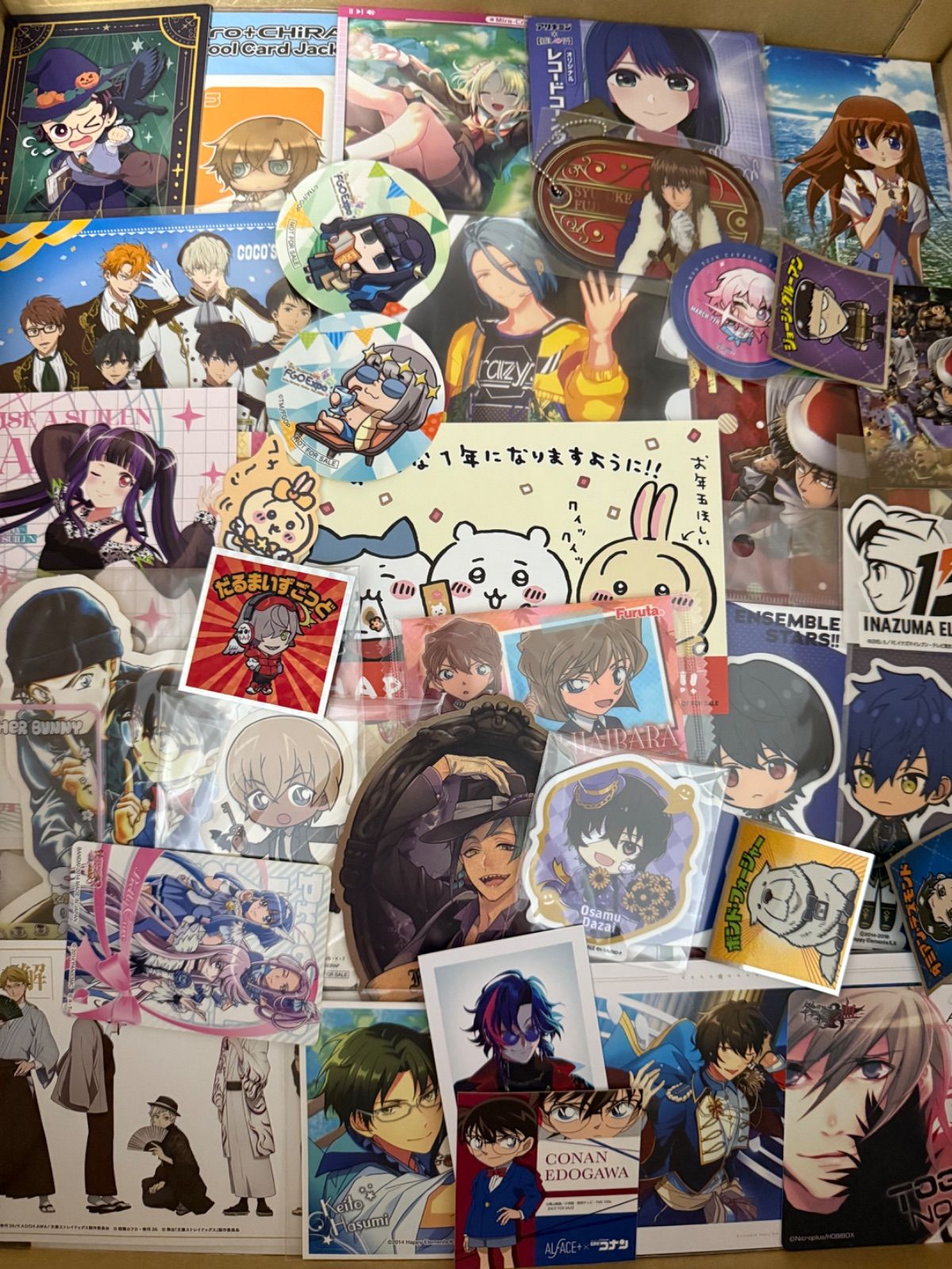 紙類 アニメ ゲーム まとめ売り 大量 色紙 コースター ポストカード