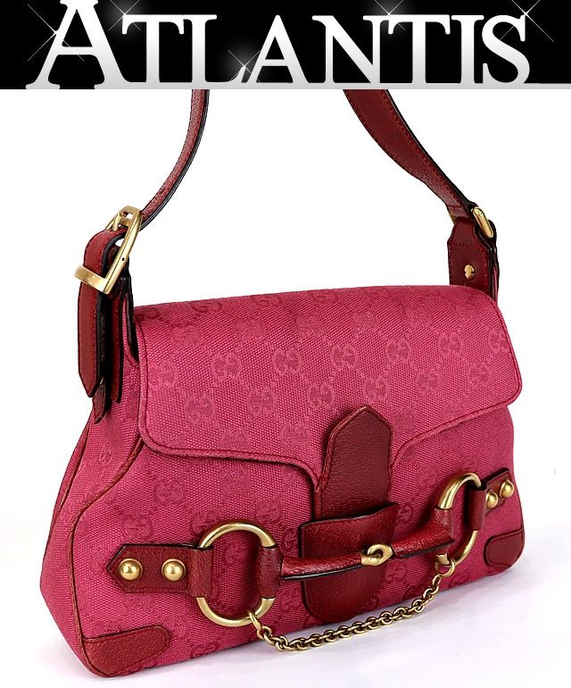 広尾店】グッチ GUCCI ホースビット ワンショルダーバッグ GG柄  