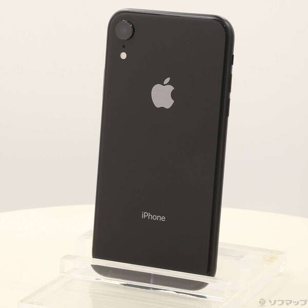 中古品〕 iPhoneXR 128GB ブラック MT0G2J／A SIMフリー【196
