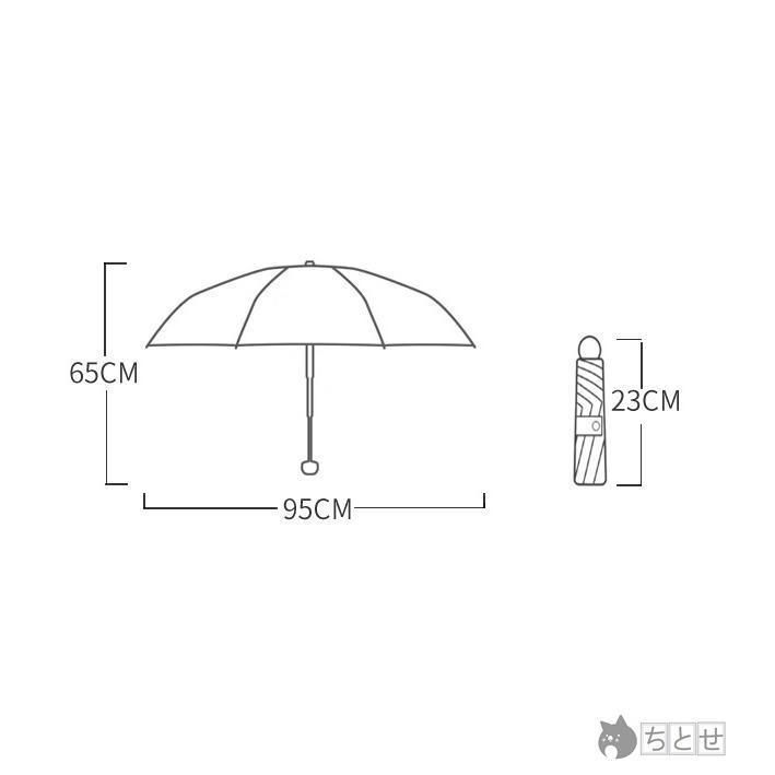 サンバリア 日傘 晴雨兼用 3つ折り 自動型 軽量 UVカット 折りたたみ傘 100％ 遮光 遮熱 完全遮光 折り畳み 傘 レディース