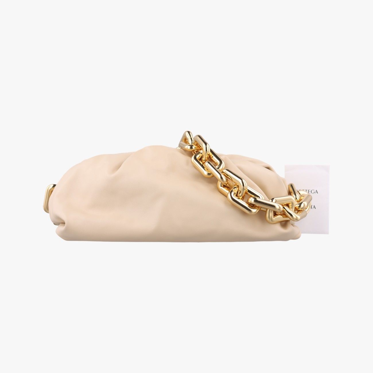 BOTTEGA VENETA■ラムスキン レザー チェーン ポーチA+ ボッテガヴェネタBottega Venetaザ チェーン ポーチベージュ