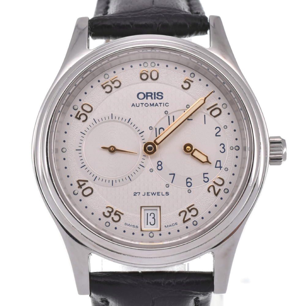 オリス ORIS 7473 レギュレーター クラシック デイト 裏スケ 自動巻き