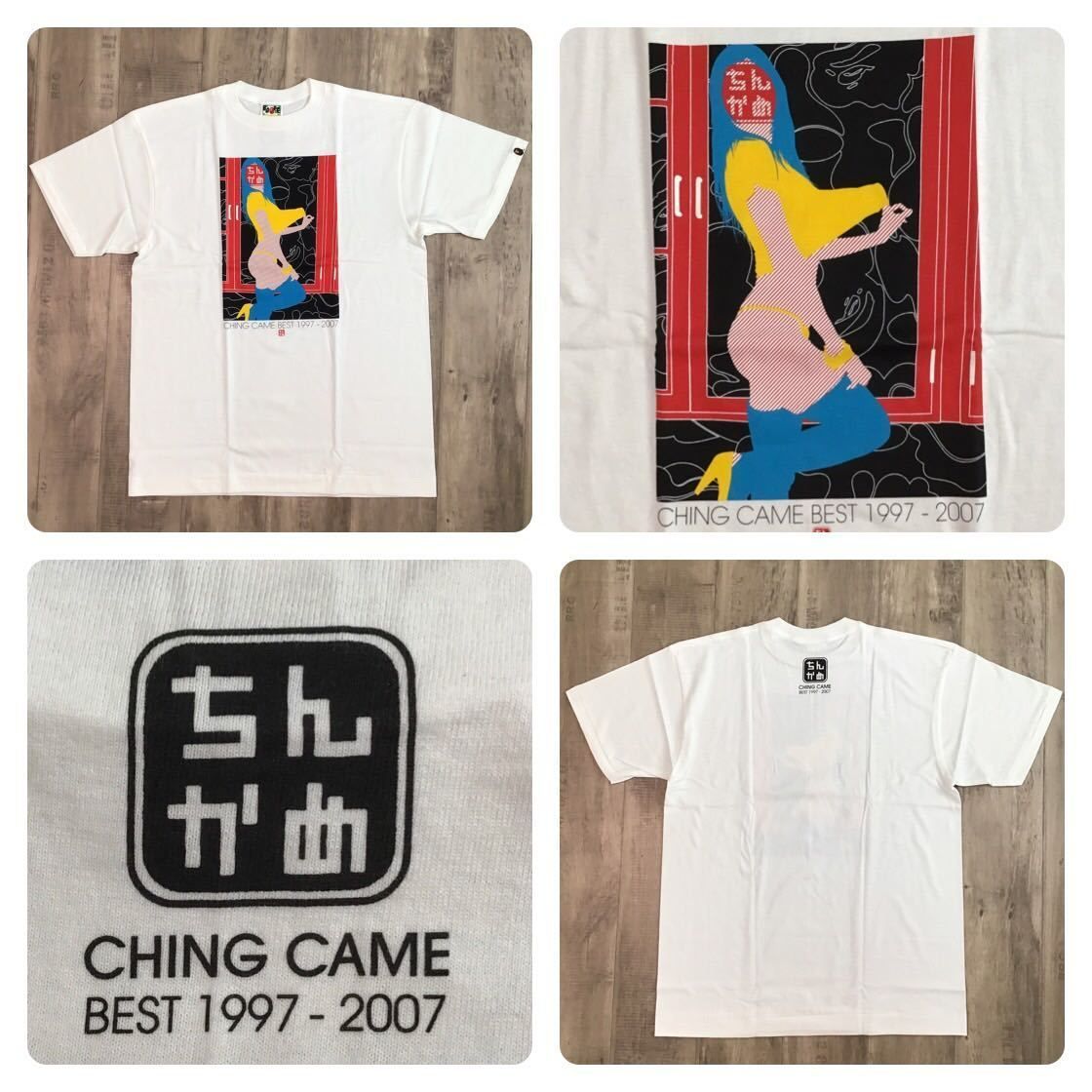 日本製在庫】 A BATHING APE APE BAPE KAWS ちんかめ tee tシャツ GIRL Lの通販 by おがっち's  shop｜アベイシングエイプならラクマ