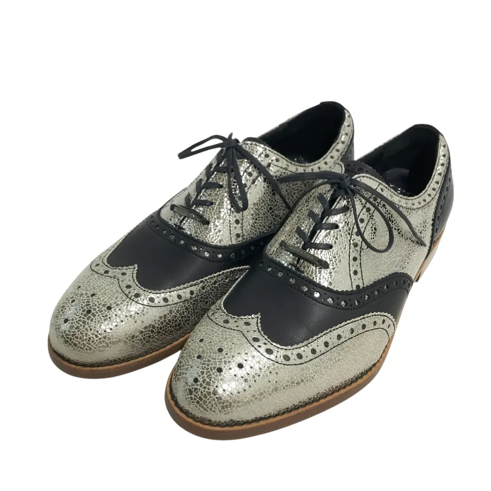 新品・未使用）Mark&Lona　本革　ゴルフシューズ　ブラック　24~24.5 新品・未使用）Mark&Lona 本革 ゴルフシューズ ブラック 24~24.5