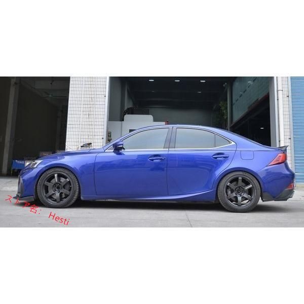 高品質レクサス2016~IS ノーマル|Fスポーツセダン用MLフロントカーボンリップスポイラー|カーボンスポイラー|本物カーボン|IS350|IS300|IS3