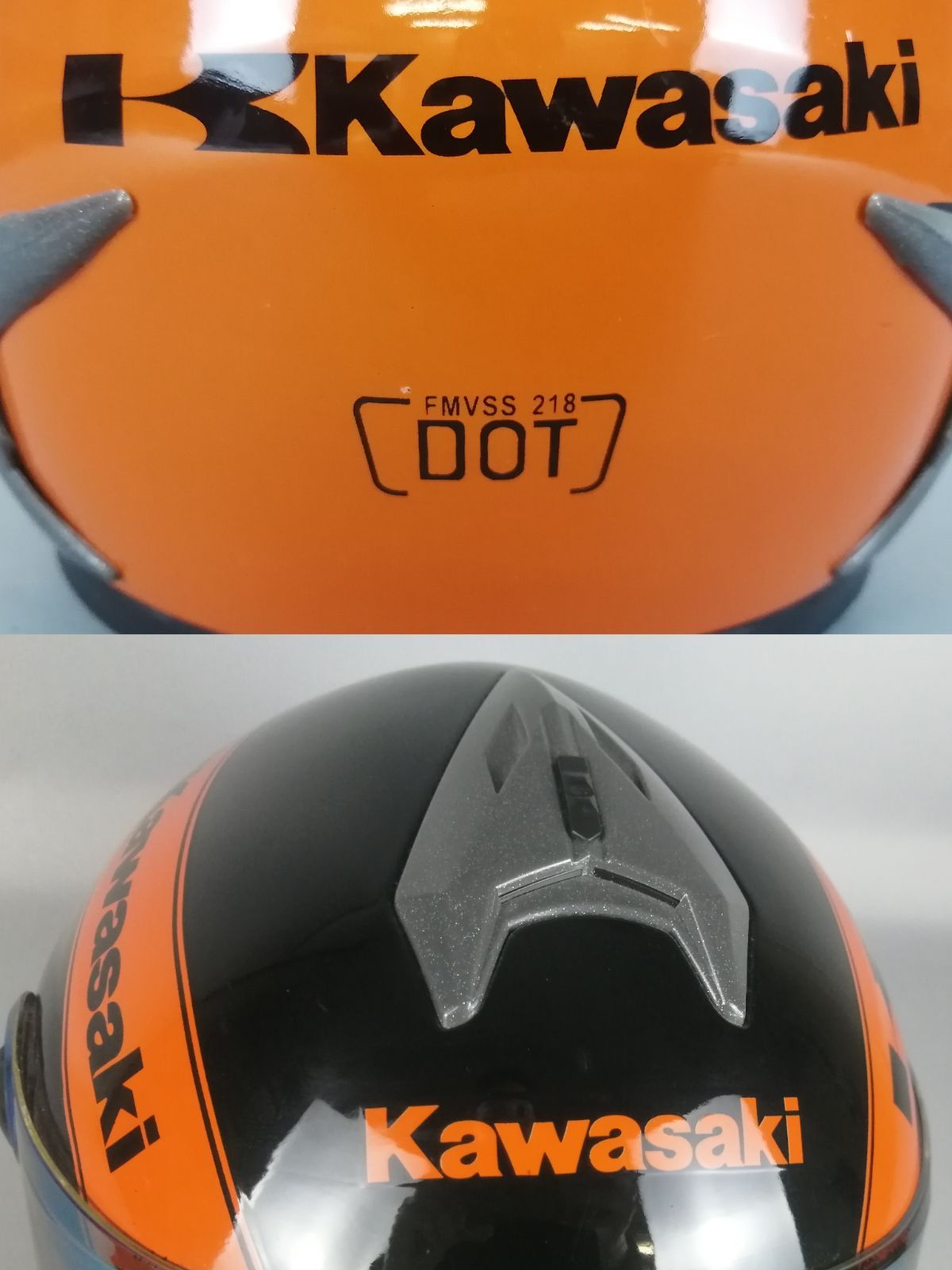 K8IB10 Kawasaki カワサキ フルフェイス ヘルメット FMVSS 218