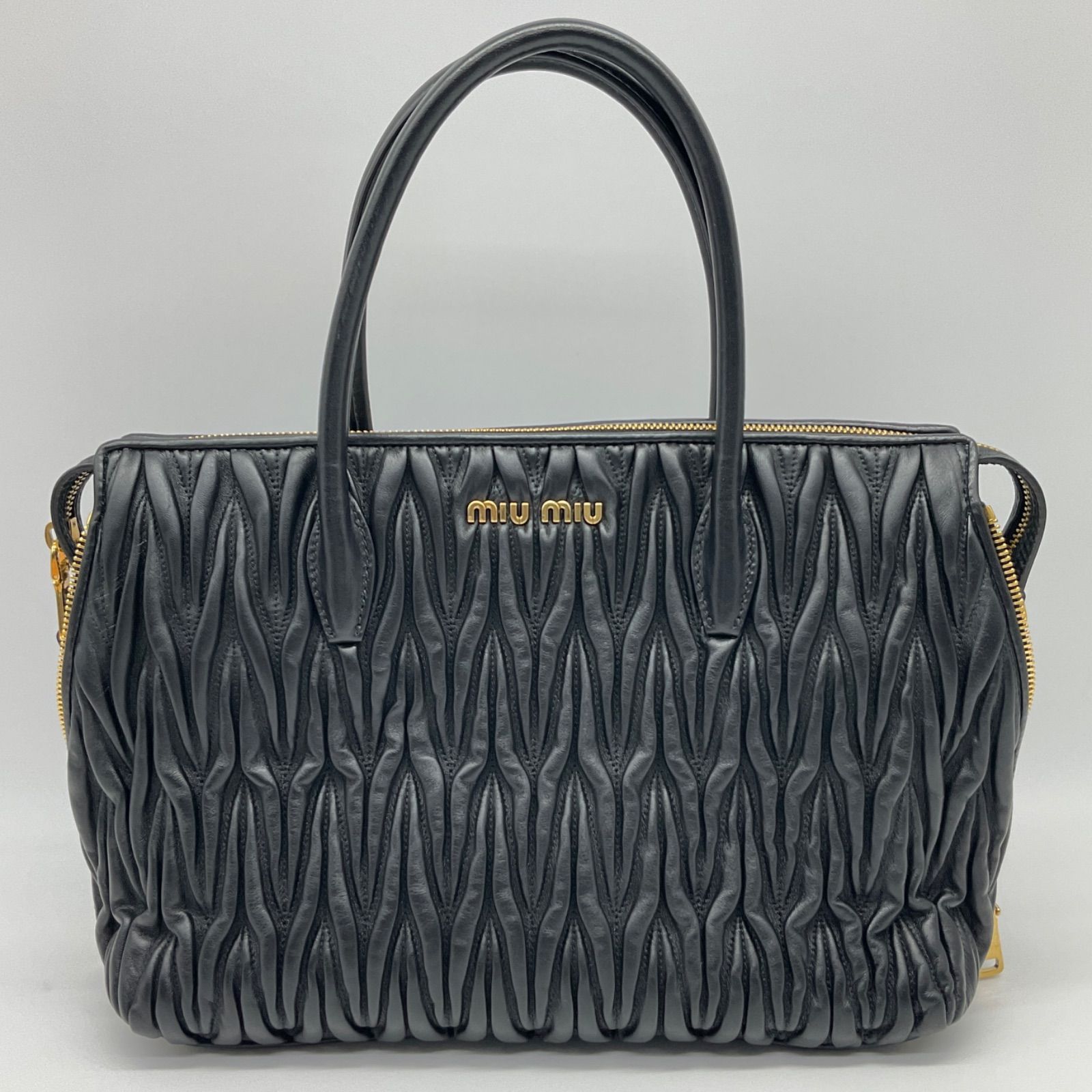 miumiu ミュウミュウ マテラッセ ハンドバッグ ショルダーバッグ 2way