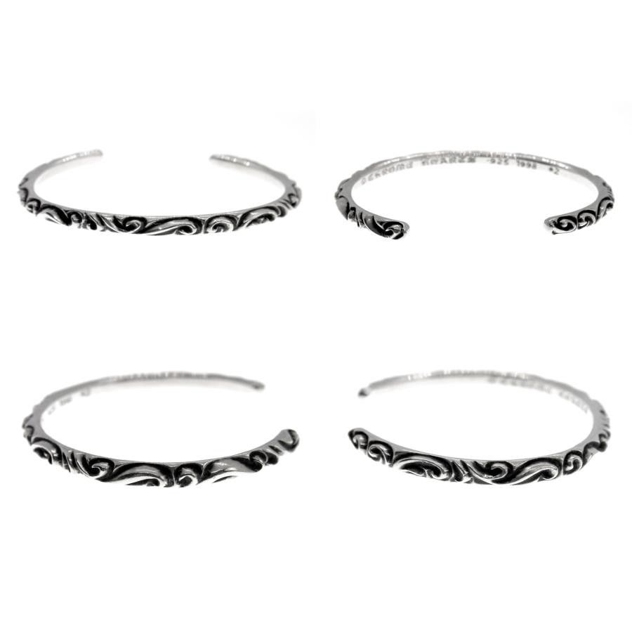 クロムハーツ CHROME HEARTS □ 【 BANGLE SCROLL 】 スクロール バンド バングル ブレスレット 34072 - メルカリ