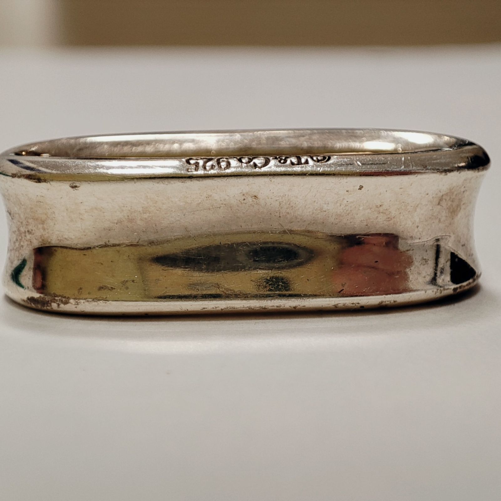 Tiffany & Co. 1837 スカーフリング ペンダントトップ シルバー
