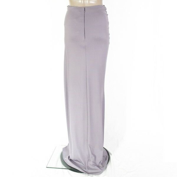 80 OFF エリザベッタフランキ ELISABETTA FRANCHI スカート40 ESK709 S Mサイズ ラベンダー レディース ロングスカート スリット入り チェーン飾り イタリア製