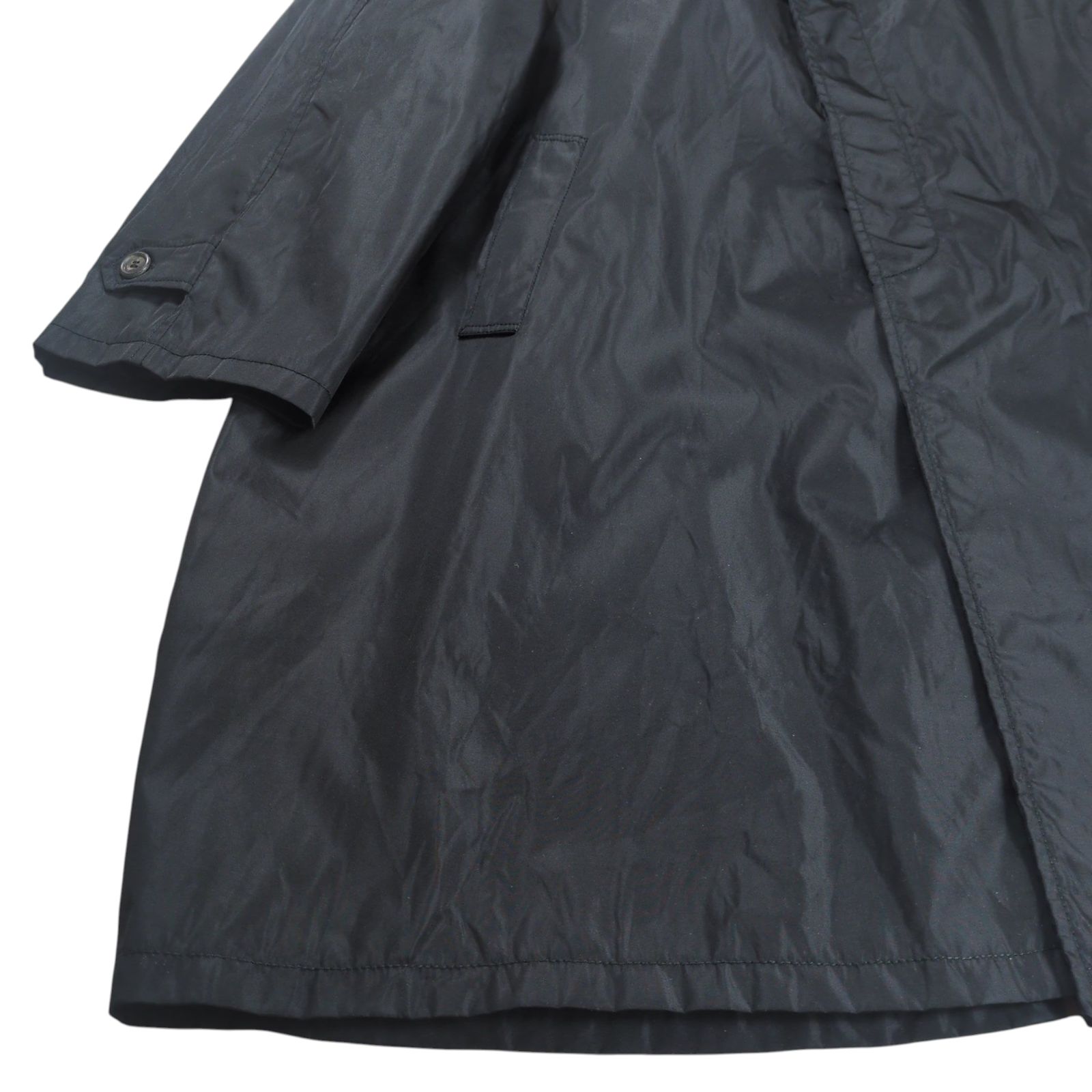 ジャケット・アウター prada nylon long coat Padded Re-Nylon coat in black - Prada | Mytheresa