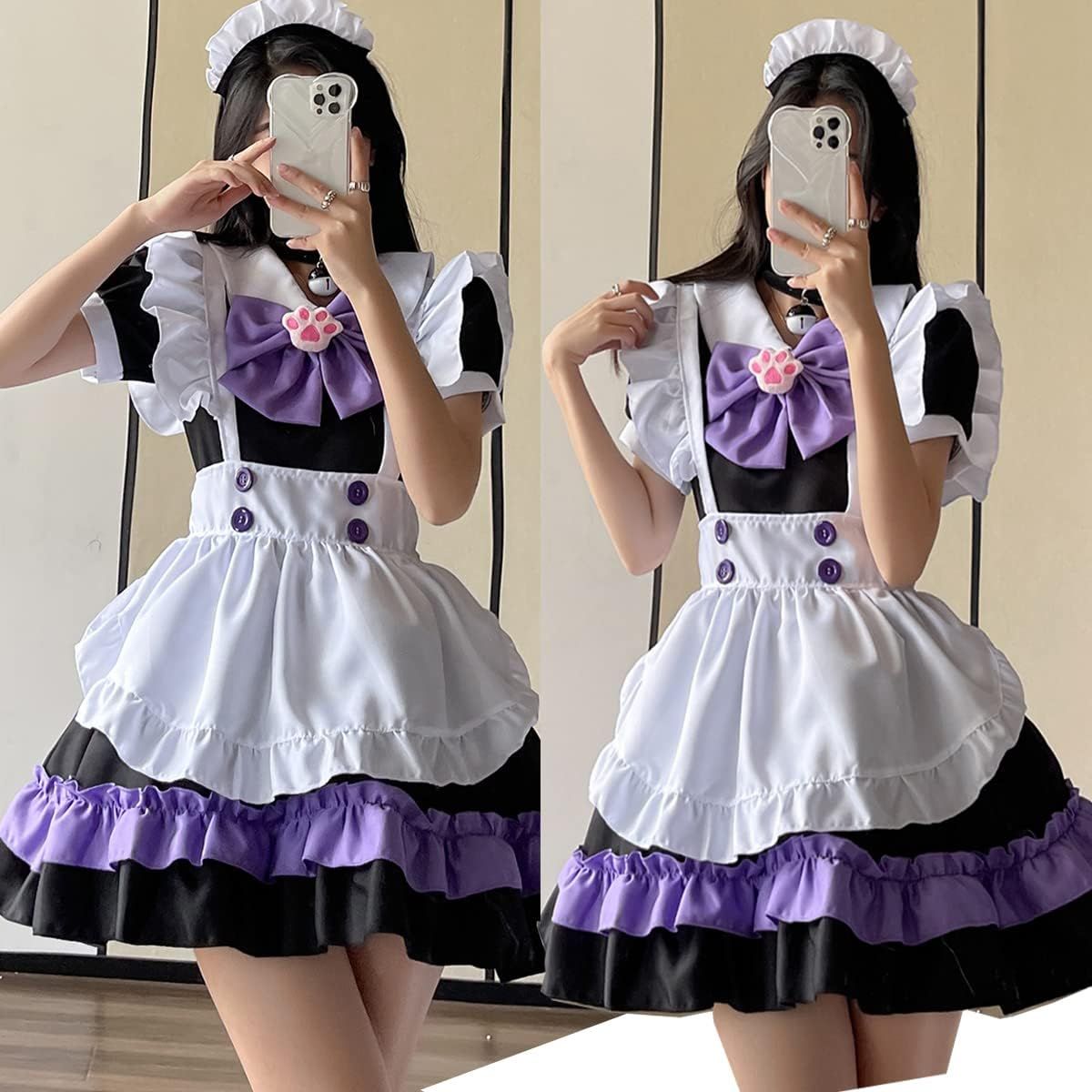 メイド服 大きいサイズ ハロウィン コスプレ衣装 ロリータ レディース エプロン ドレス アリス風 コスチューム 仮装 学園祭 - サンハイストア -  メルカリ