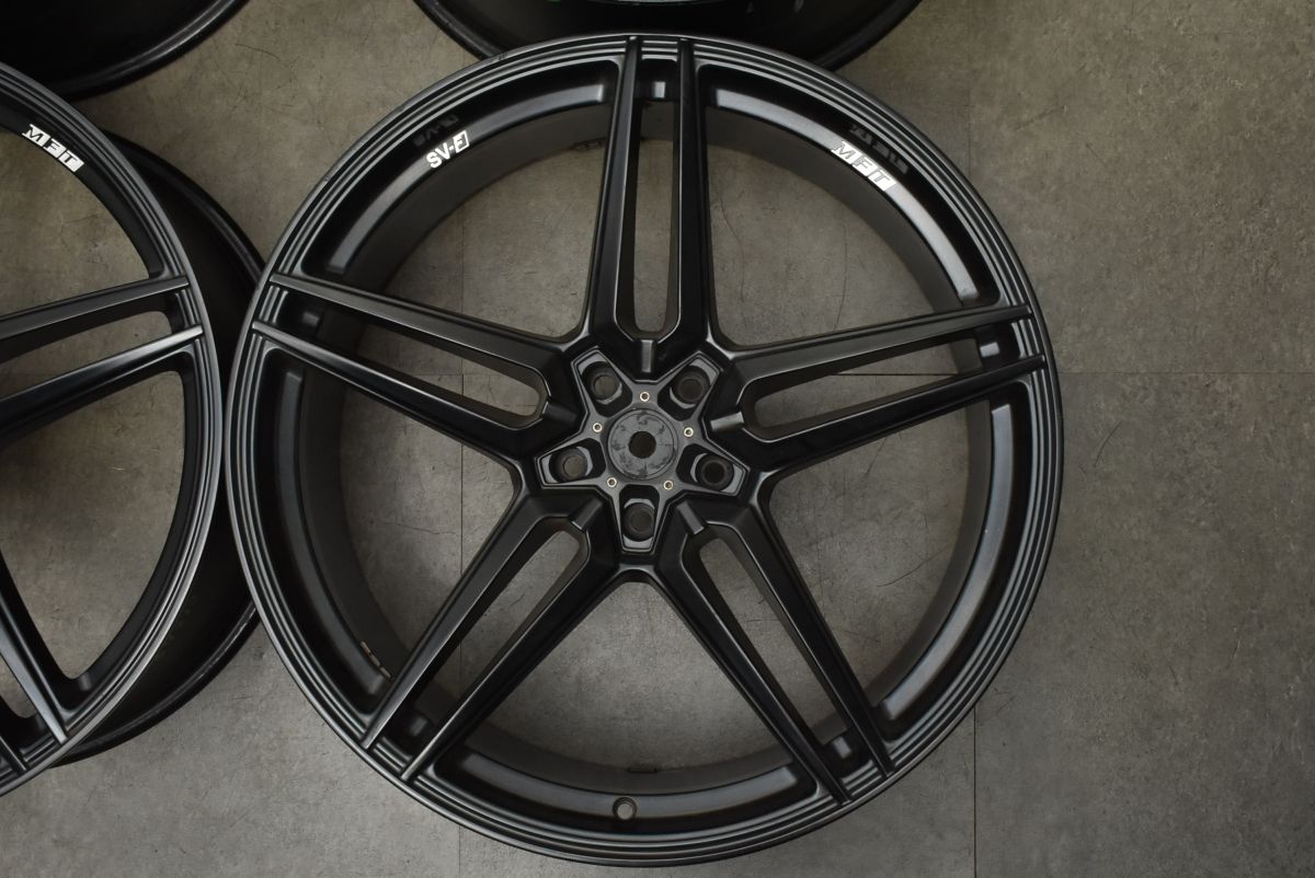 影響力のある 程度良好品 SAVINI SV-F 22in 9J 28 11J 38 PCD114.3 4本セット ハブ径67mm マセラティ レヴァンテ グレカーレ サビーニ