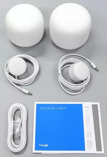 新品　Google Nest ルーターと拡張ポイント GA00822-JP PCハード Google 購入 Nest Wifi ルーターと拡張ポイントパック