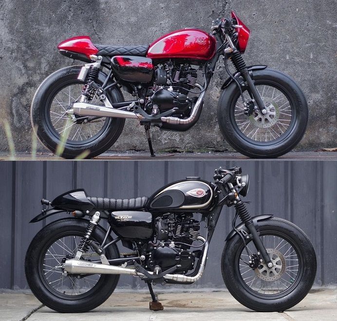 CUSTOMKIT W175 カフェレーサーシートカウル - メルカリ