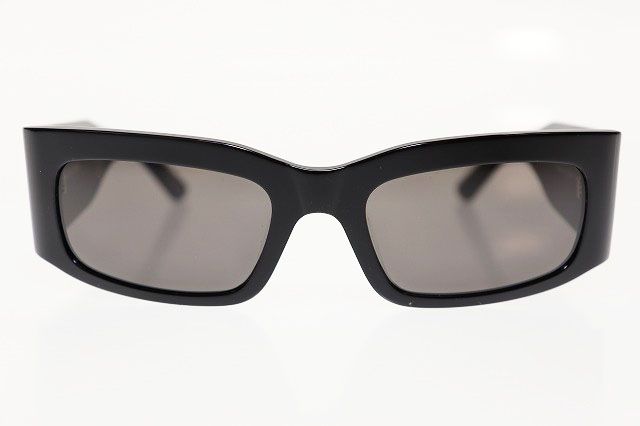 バレンシアガ BALENCIAGA BB0328S BLACK 58□20 135 スクエア サングラス アイウェア イタリア製 ブラック ブランド古着ベクトル AA ▲ 250614