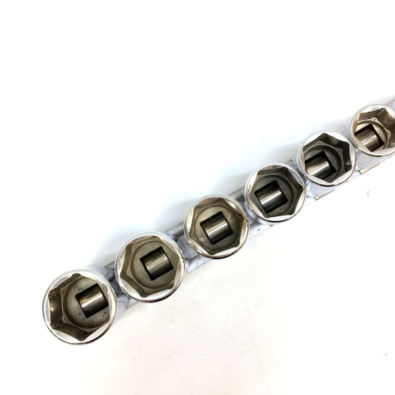 Snap-on スナップオン シャローソケットセット 212FSMY 3 8 9.5mm 6角12個セット トレー付 DW3501