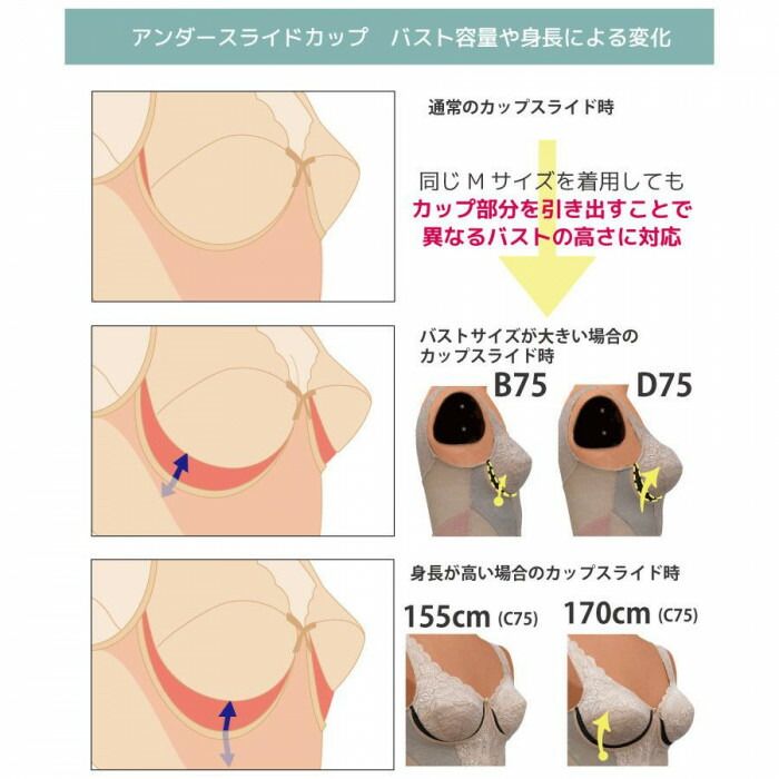 TAMURA Yauco コットンコンフォートボディスーツ YTN07 ヴァニラL