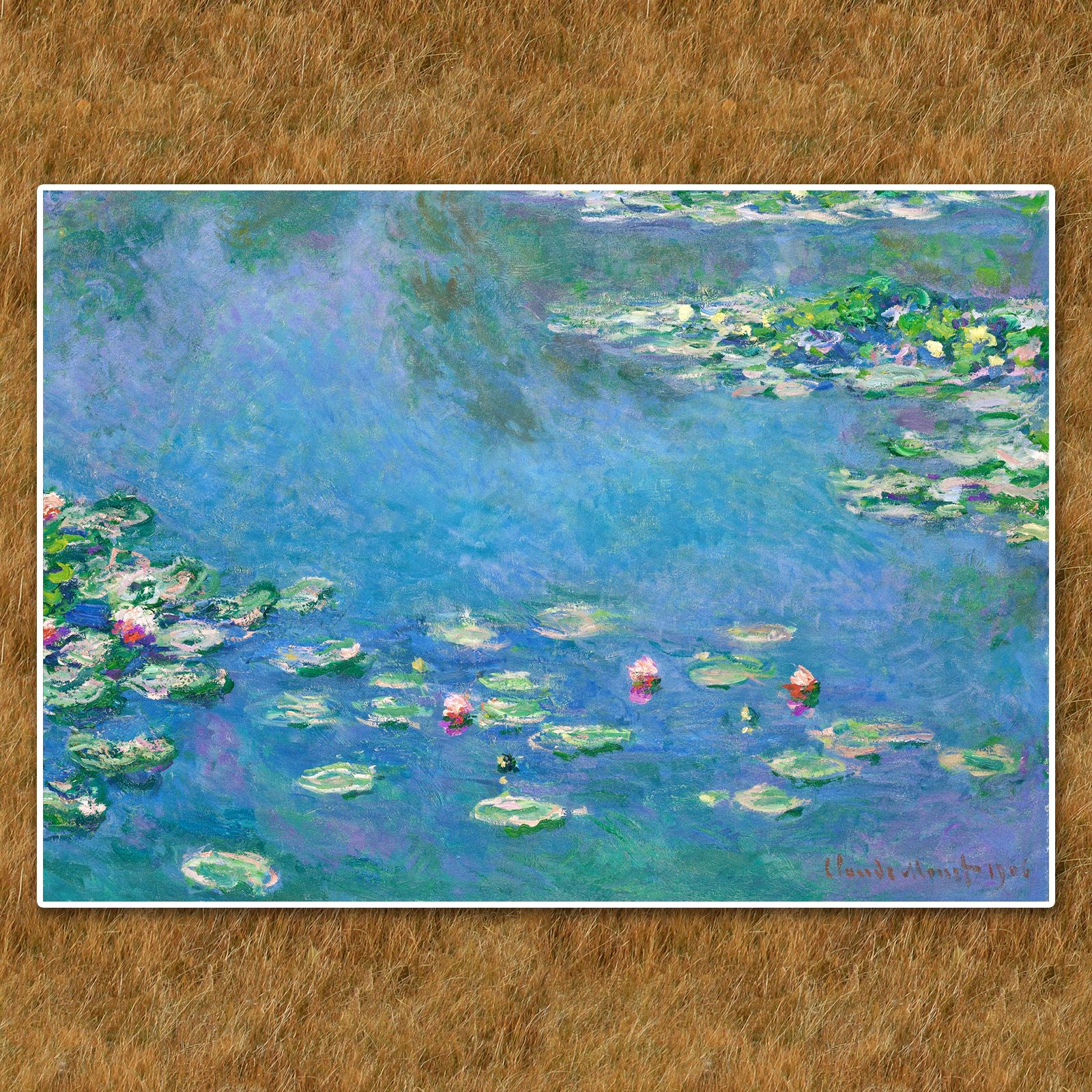 クロード・モネ　睡蓮　 油絵複製画 睡蓮 クロード·モネ | 油絵複製画 | KOSH mArt 日本