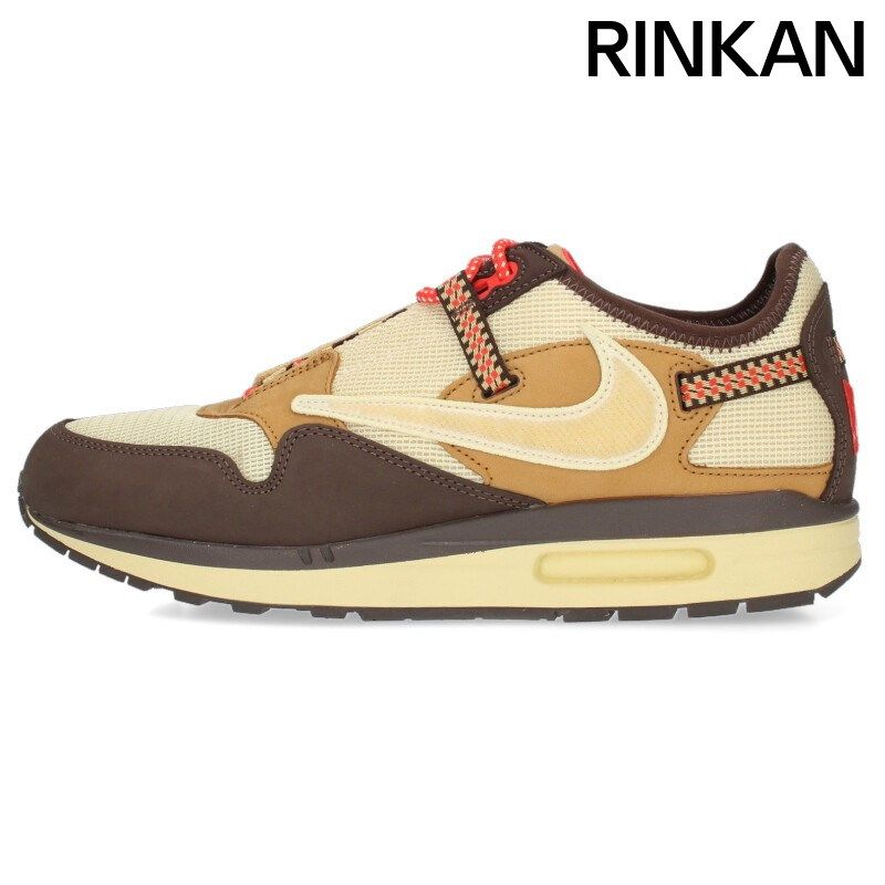 ナイキ ×トラヴィススコット Travis Scott  AIR MAX 1 CACTUS JACK BAROQUE BROWN DO9392-200 エアマックス1バロックブラウンローカットスニーカー メンズ 29cm 【7/1～7/8 タイムセール開催】