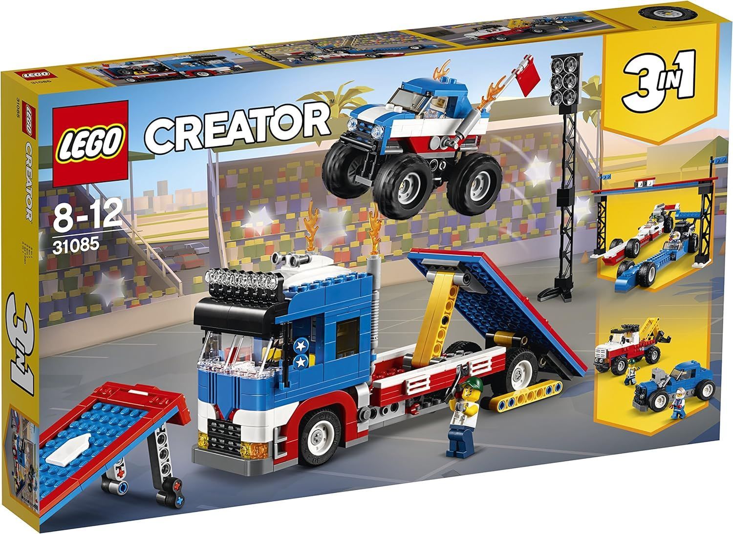 【品質保証，得価】 LEGO　クリエイター スタントトラック (モジュール式)　31085 知育玩具