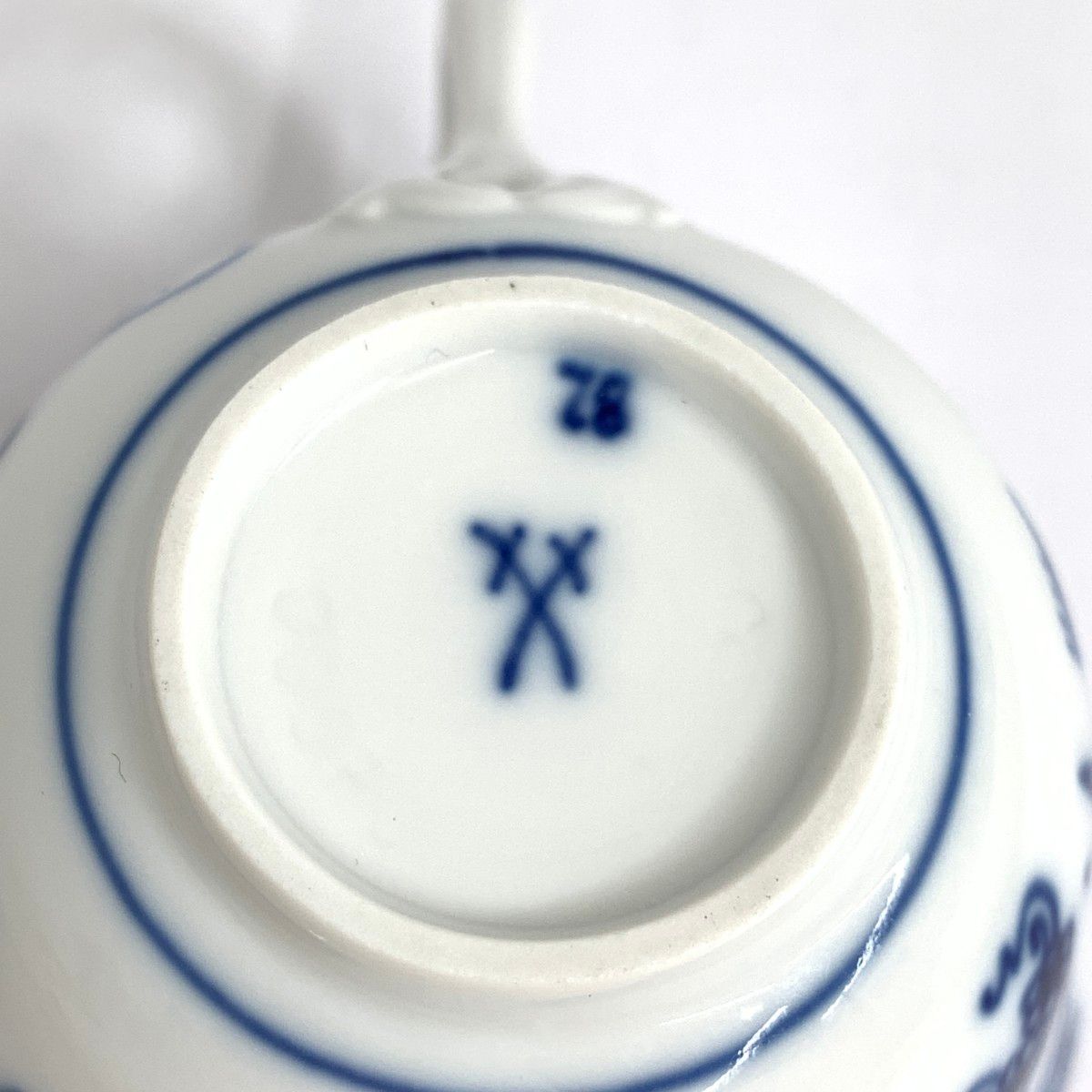 Meissen マイセン デミタスカップ＆ソーサー ブルーオニオン