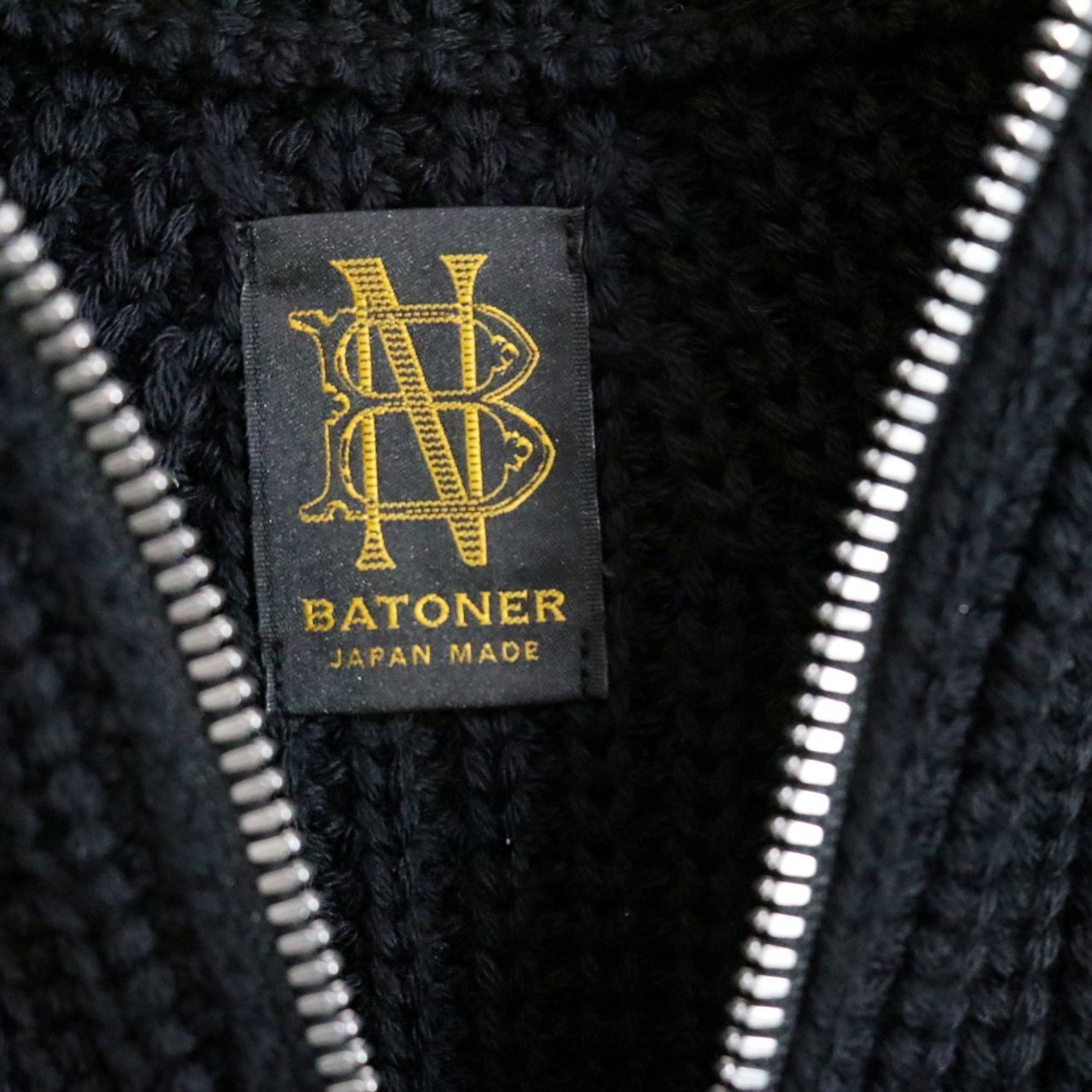 中古A】BATONER バトナー 2 M メンズ ニット 24AW シグネチャー 