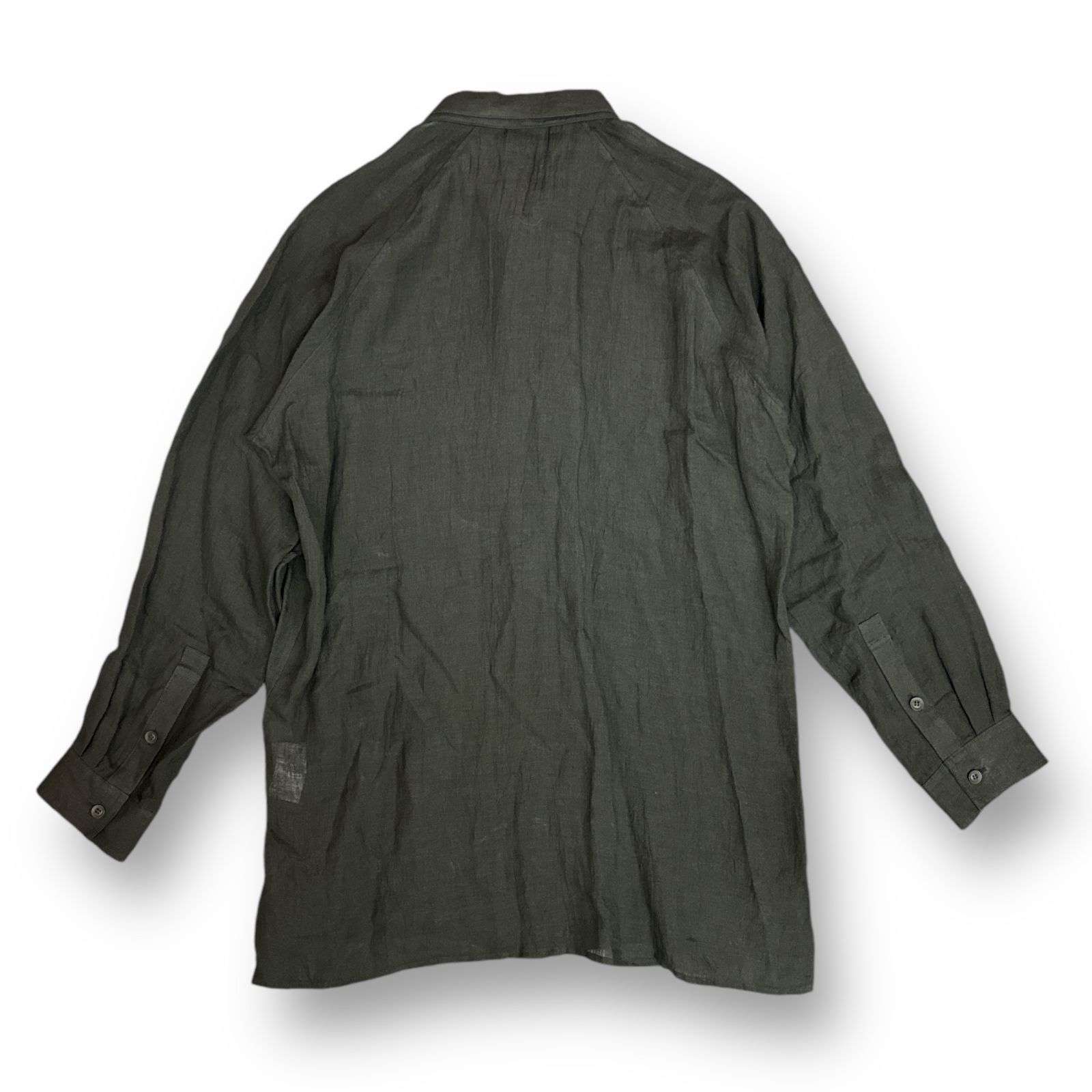 yohji yamamoto pour homme 24SSリネンシャツ Yohji Yamamoto Pour Homme 24SS リネンシャツ