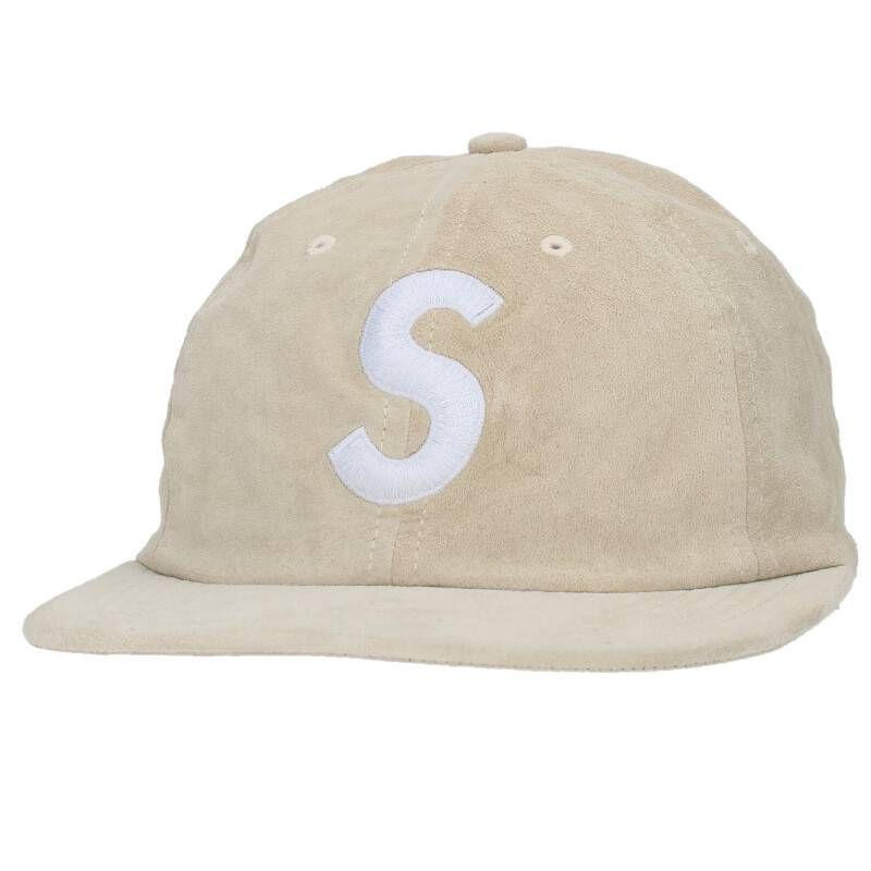H】16AW シュプリーム スウェード S ロゴ 6パネル キャップ 帽子 ...