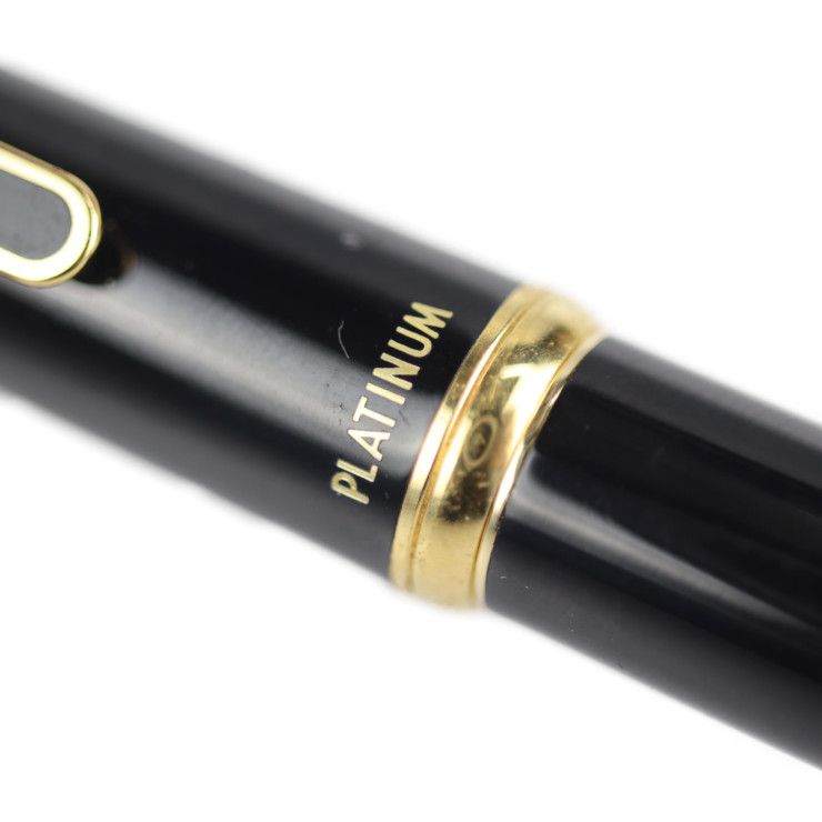 PLATINUM プラチナ 万年筆 ペン先 14k ブラック ゴールド 細字