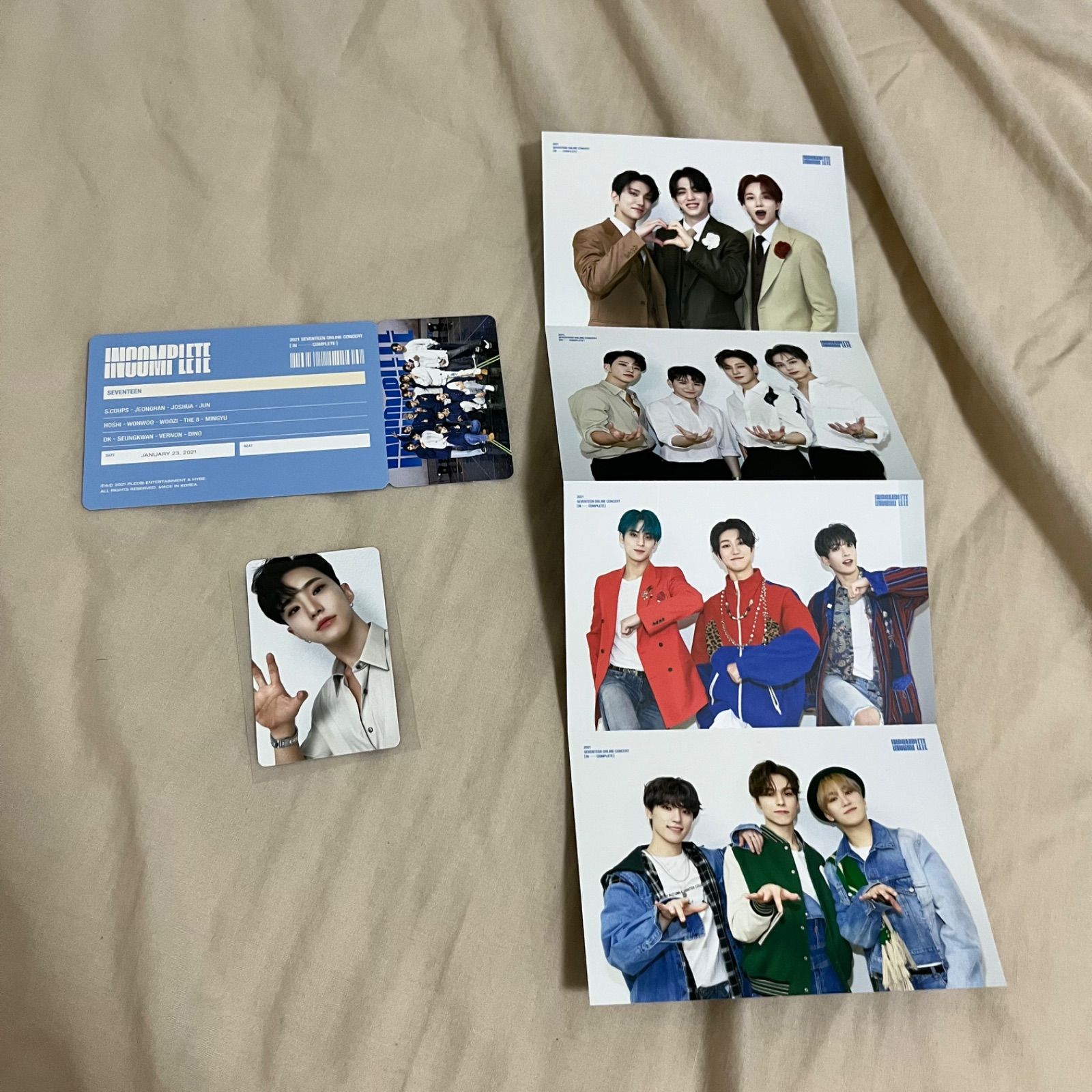 SEVENTEEN バーノン　incomplete Blu-ray トレカ SEVENTEEN RIGHT HERE Blu-rayトレカ バーノン - メルカリ