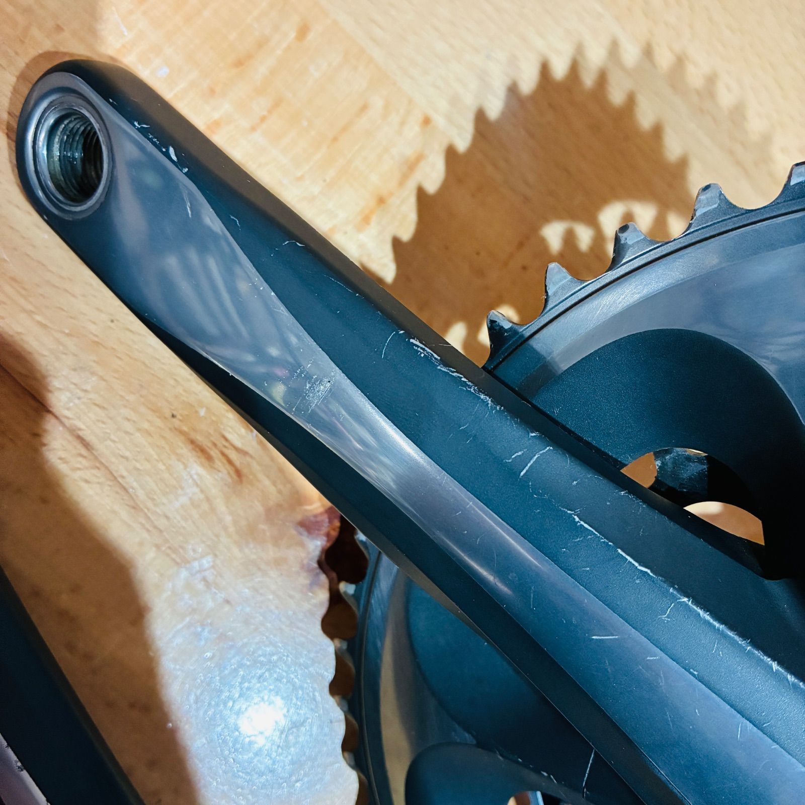 シマノDURA-ACEデュラエース 10S用クランク 170mm FC-7900 良品】 DURA-ACE FC-7900 170mm 50-34T 10S デュラエース シマノ