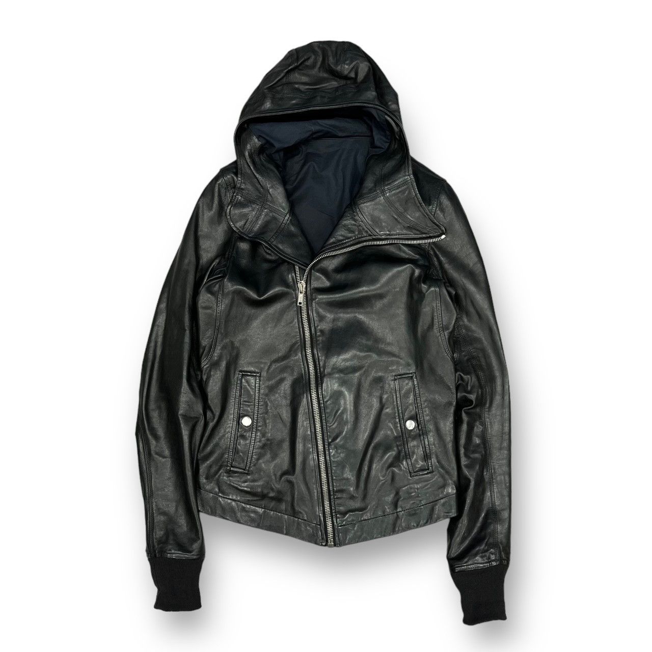 【極美品】Rick Owens リックオウエンス　レザージャケット　ラムレザー Rick Owens リックオウエンス レザージャケット OUTERSHIRT