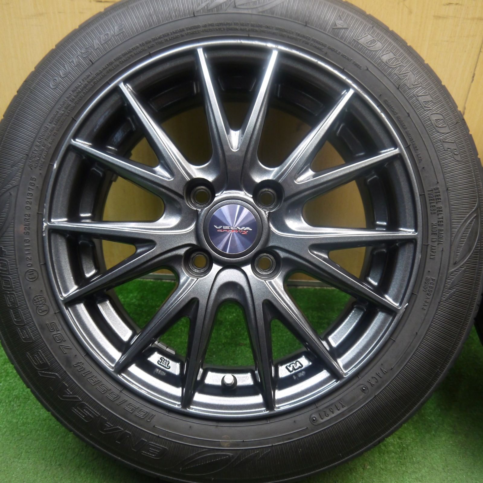 キレイ 22年 165 65R14 ダンロップ エナセーブ EC300 ヨコハマ BluEarth-ES ES32 VELVA SPORTZ ヴェルヴァ 14インチ PCD100 4H 5092401Hノ
